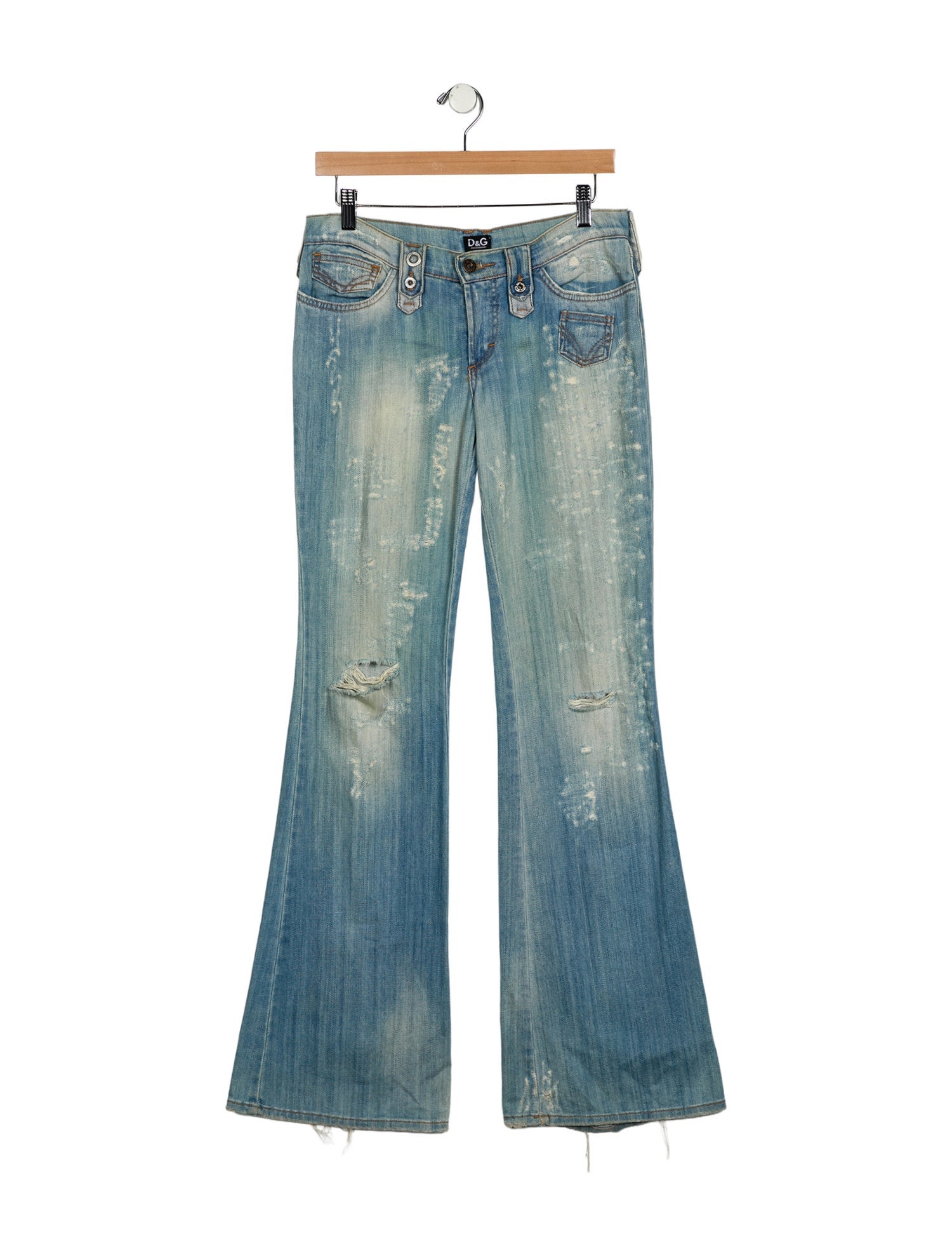 Dolce & Gabbana Mid-Rise Wide Leg Jeans