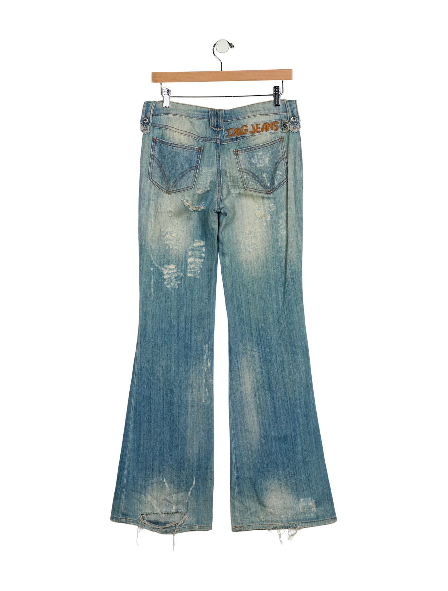 Dolce & Gabbana Mid-Rise Wide Leg Jeans