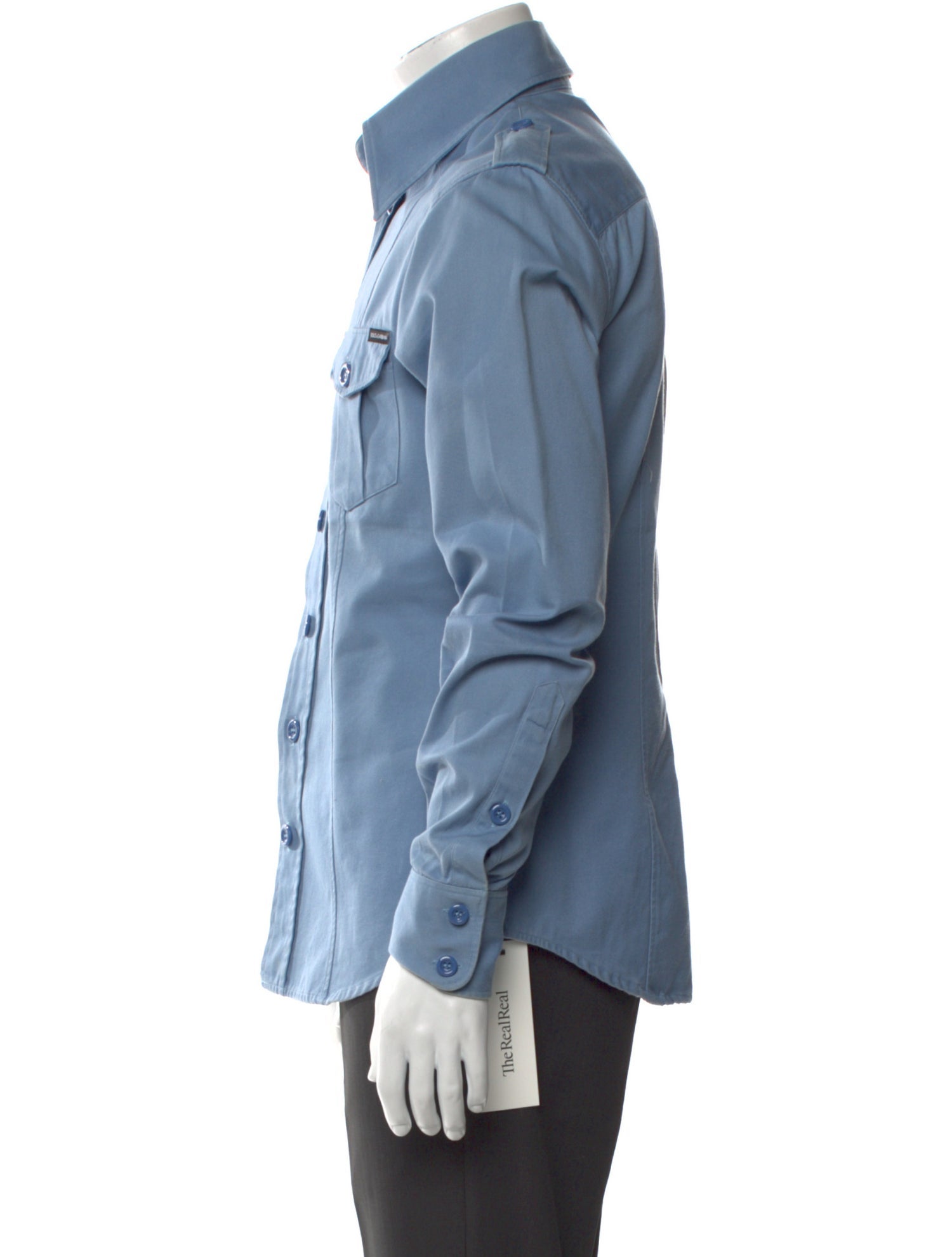 Dolce & Gabbana Long Sleeve Denim Shirt