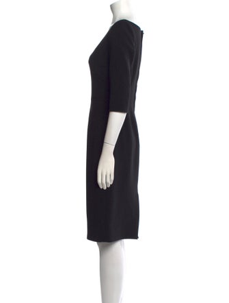 Dolce & Gabbana Virgin Wool Knee-Length Dress