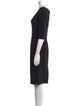 Dolce & Gabbana Virgin Wool Knee-Length Dress