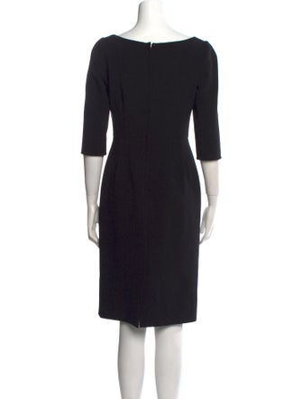 Dolce & Gabbana Virgin Wool Knee-Length Dress