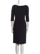 Dolce & Gabbana Virgin Wool Knee-Length Dress