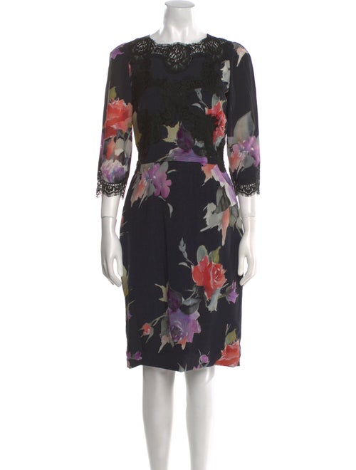 Dolce & Gabbana Silk Knee-Length Dress