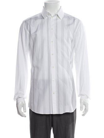Dolce & Gabbana Striped Long Sleeve Dress Shirt