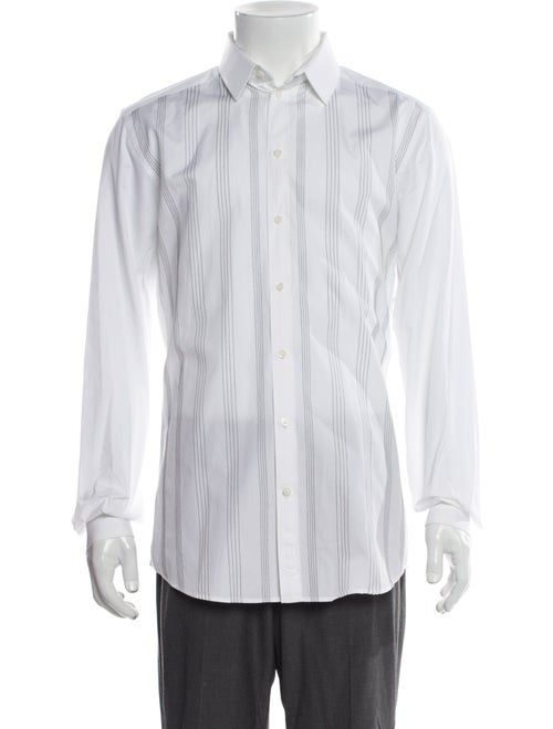Dolce & Gabbana Striped Long Sleeve Dress Shirt