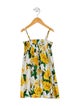 Dolce & Gabbana toddler girls' yellow and white dress