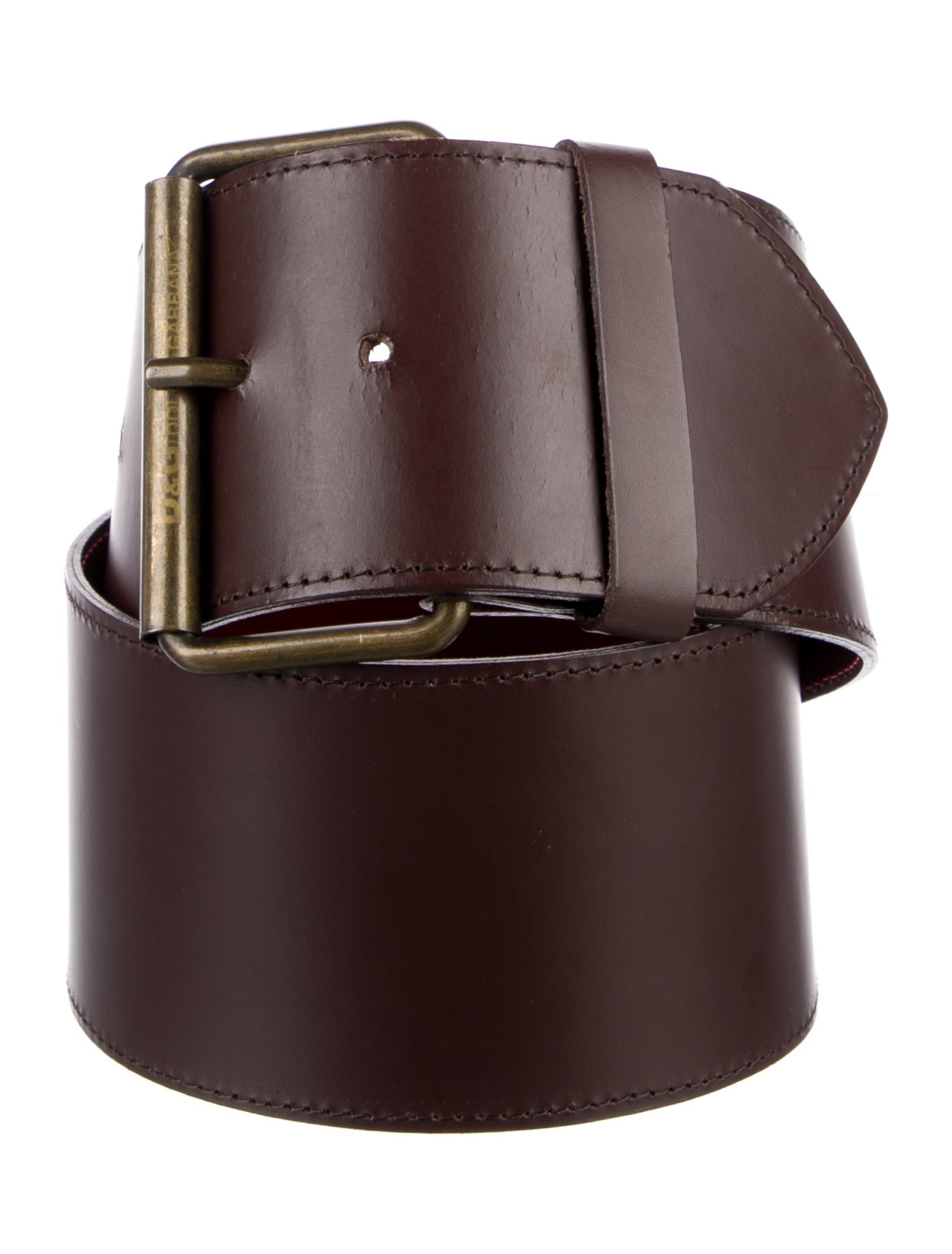 Dolce & Gabbana Wide Leather Belt