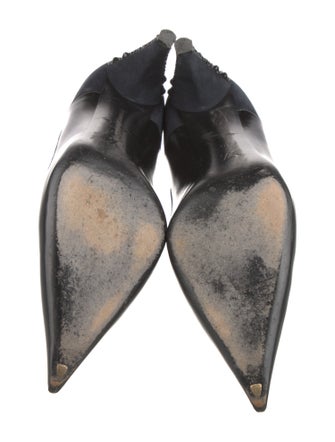 Dolce & Gabbana Leather Crystal Embellishments Pumps