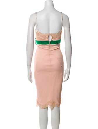 Dolce & Gabbana Silk Knee-Length Dress