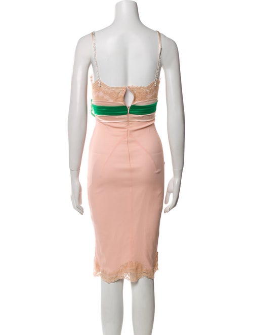 Dolce & Gabbana Silk Knee-Length Dress