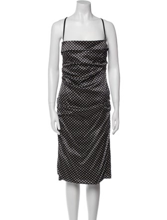 Dolce & Gabbana Silk Midi Length Dress