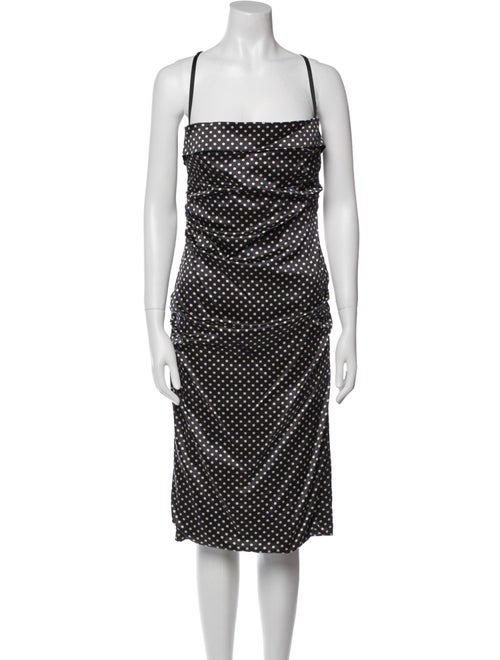 Dolce & Gabbana Silk Midi Length Dress