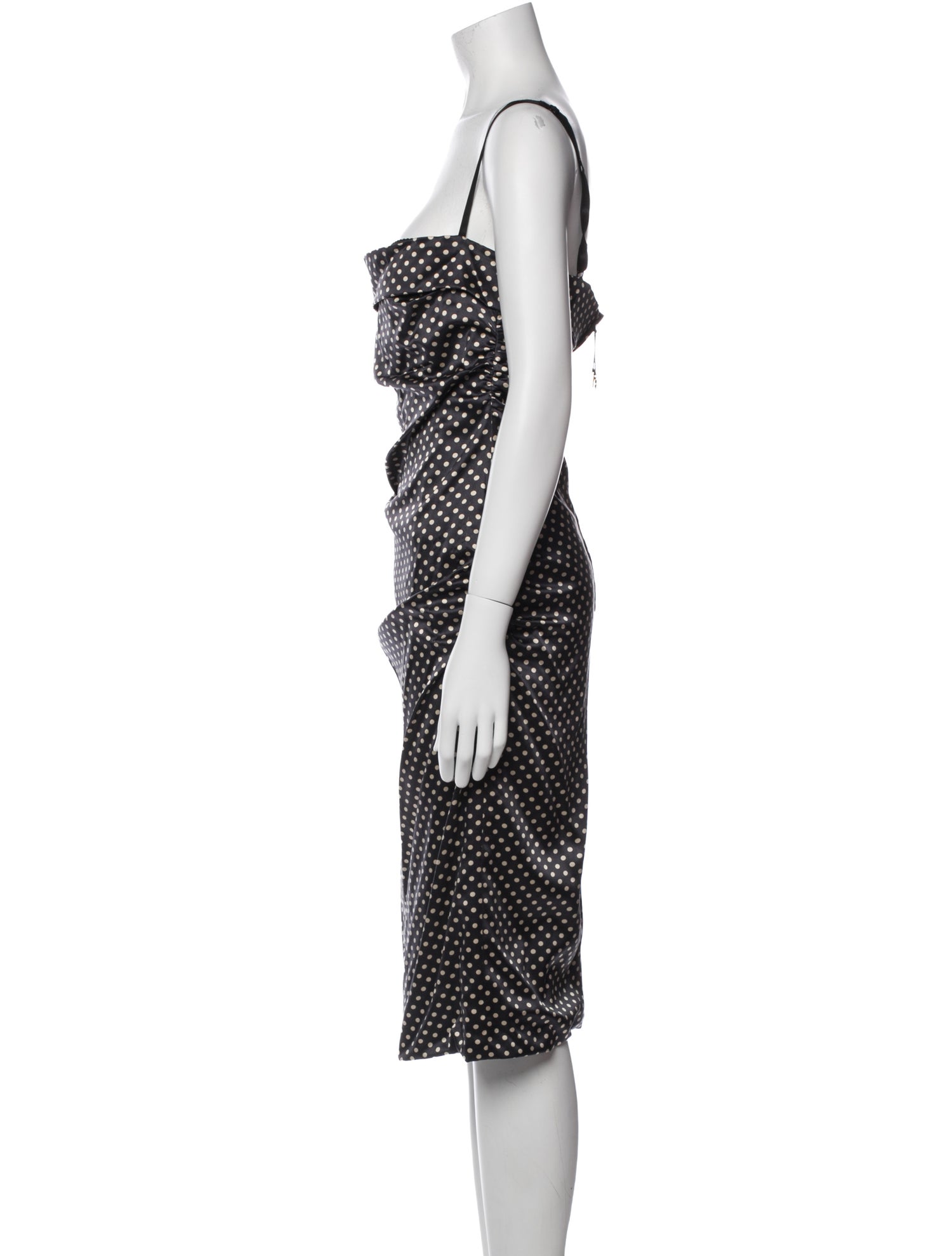 Dolce & Gabbana Silk Midi Length Dress