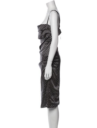Dolce & Gabbana Silk Midi Length Dress