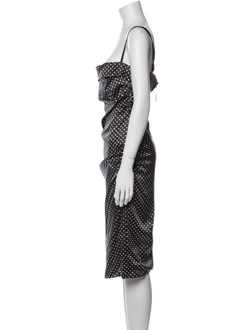 Dolce & Gabbana Silk Midi Length Dress