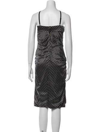 Dolce & Gabbana Silk Midi Length Dress