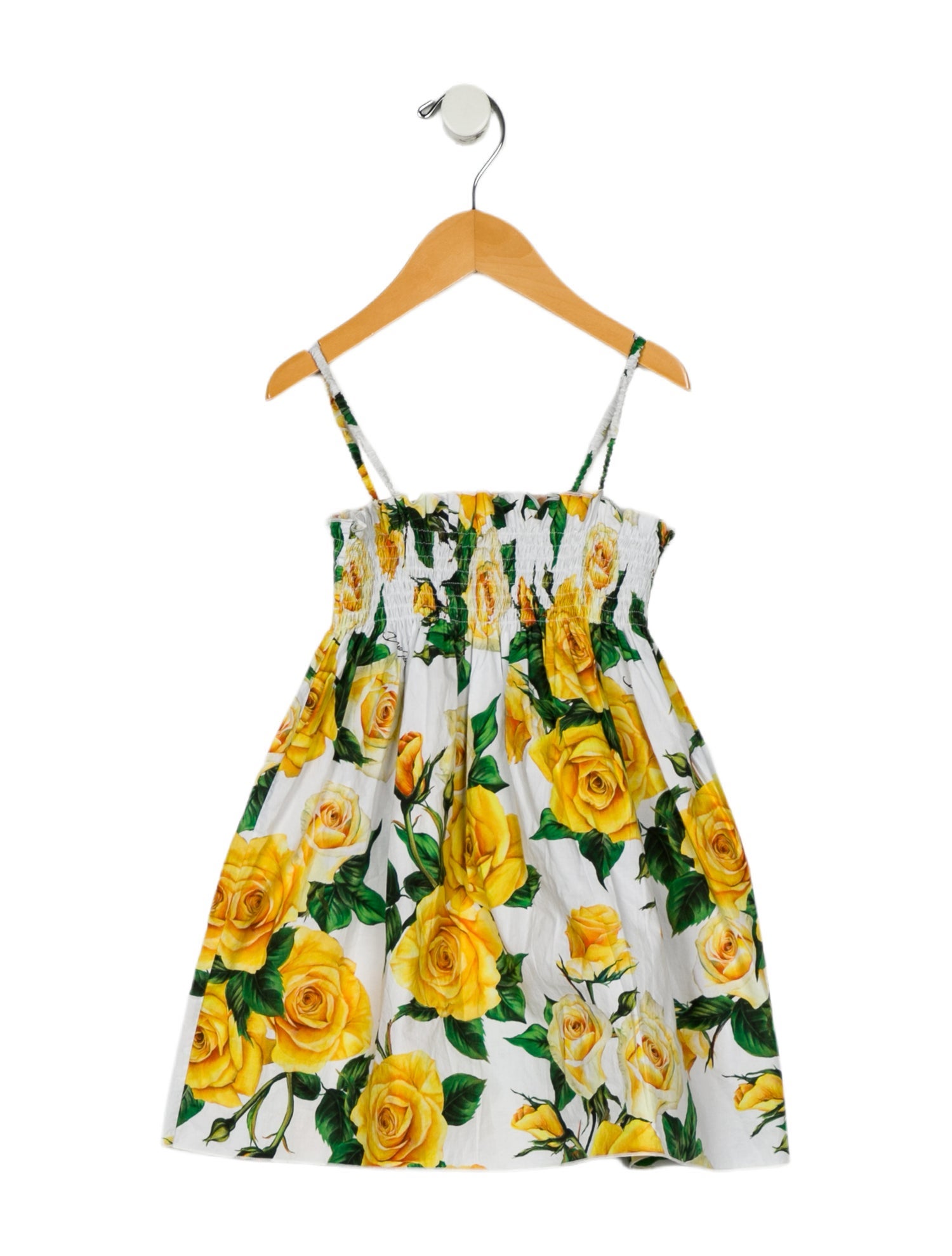 Dolce & Gabbana toddler girls' yellow multicolored dress