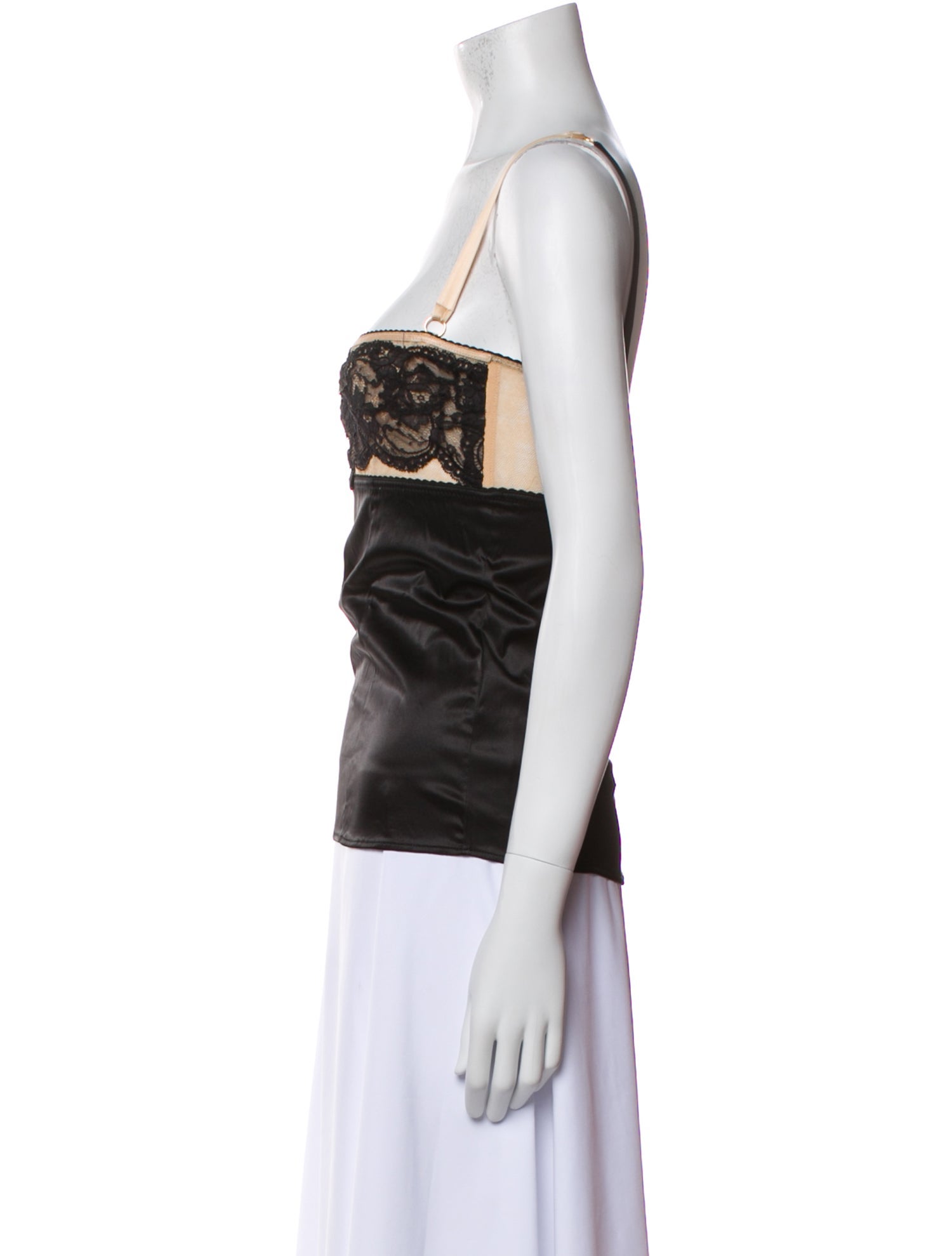 Dolce & Gabbana Silk Square Neckline Top