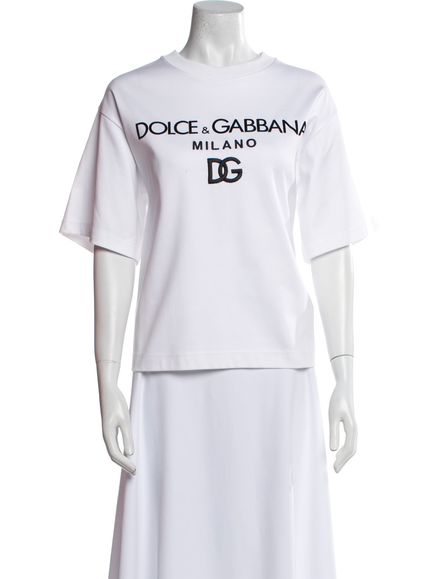 Dolce & Gabbana Graphic Print Crew Neck T-Shirt w/ Tags