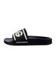 Dolce & Gabbana kid boys' black and white slides