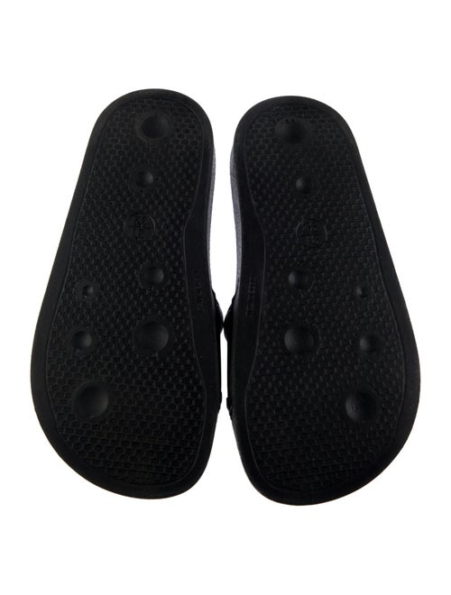 Dolce & Gabbana kid boys' black and white slides