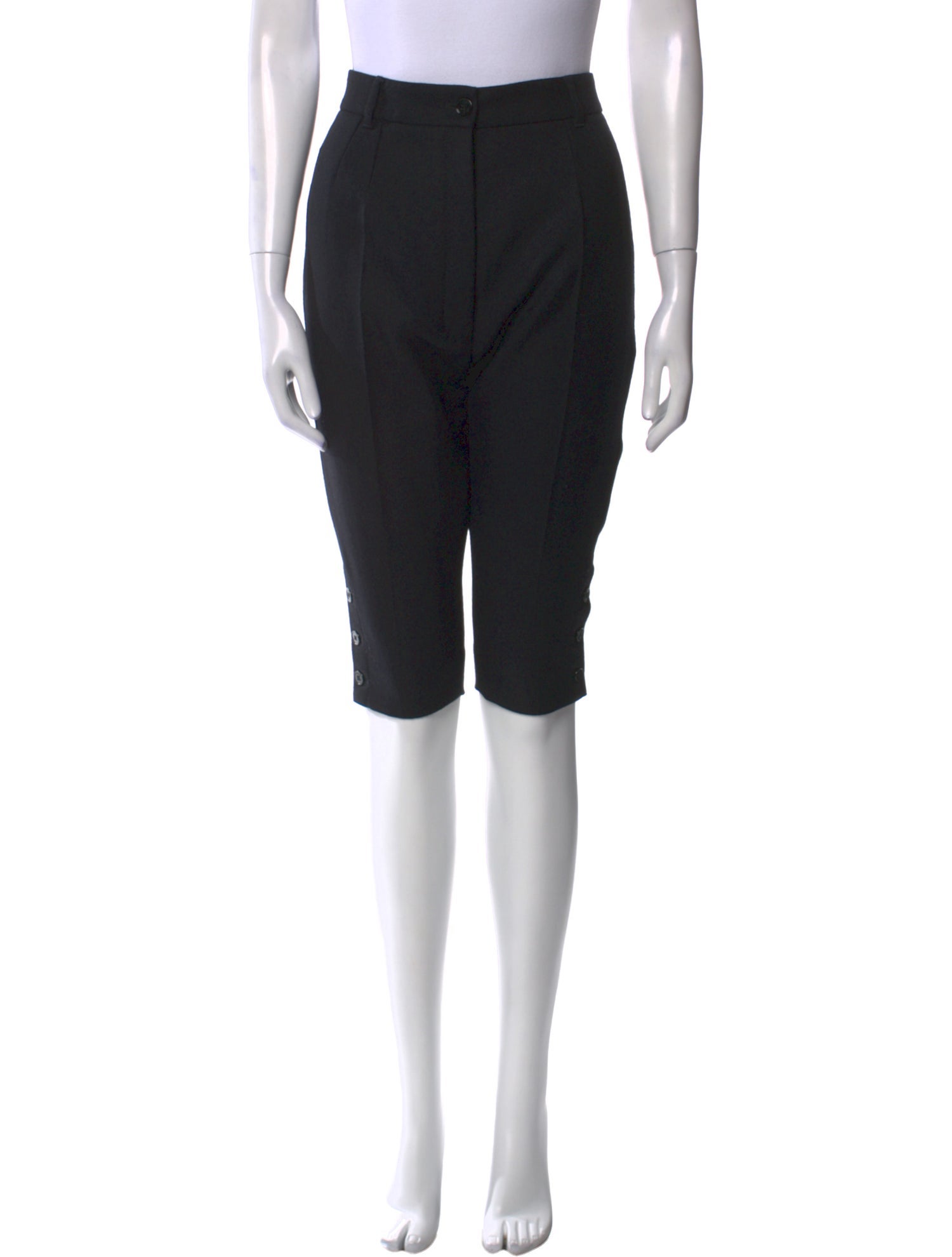 Dolce & Gabbana Virgin Wool Straight Leg Pants