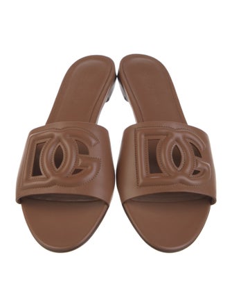 Dolce & Gabbana Leather Slides