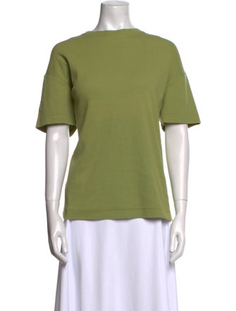 Dolce & Gabbana Bateau Neckline Short Sleeve Top