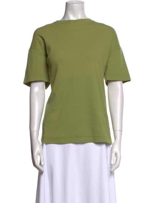 Dolce & Gabbana Bateau Neckline Short Sleeve Top