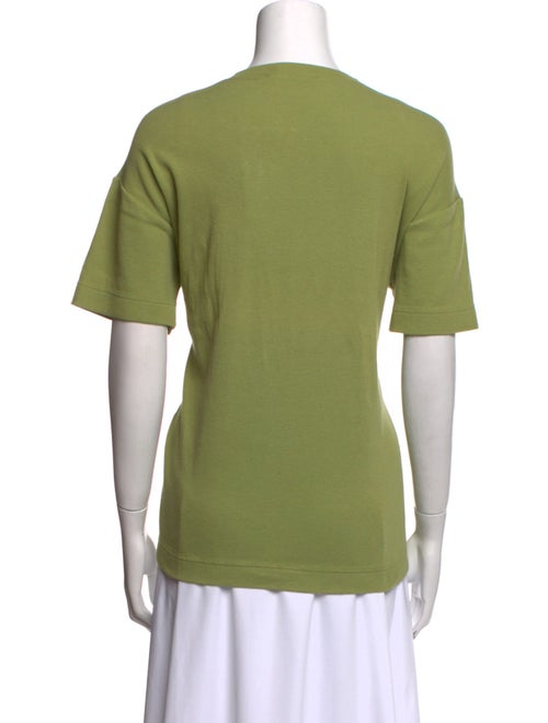 Dolce & Gabbana Bateau Neckline Short Sleeve Top