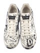 Dolce & Gabbana Leather Printed Sneakers
