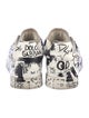 Dolce & Gabbana Leather Printed Sneakers