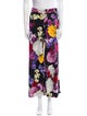 Dolce & Gabbana Floral Print Wide Leg Pants