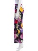 Dolce & Gabbana Floral Print Wide Leg Pants