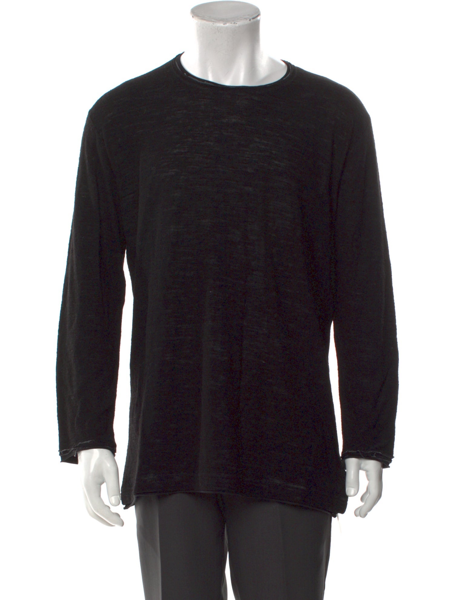 Dolce & Gabbana Crew Neck Long Sleeve T-Shirt