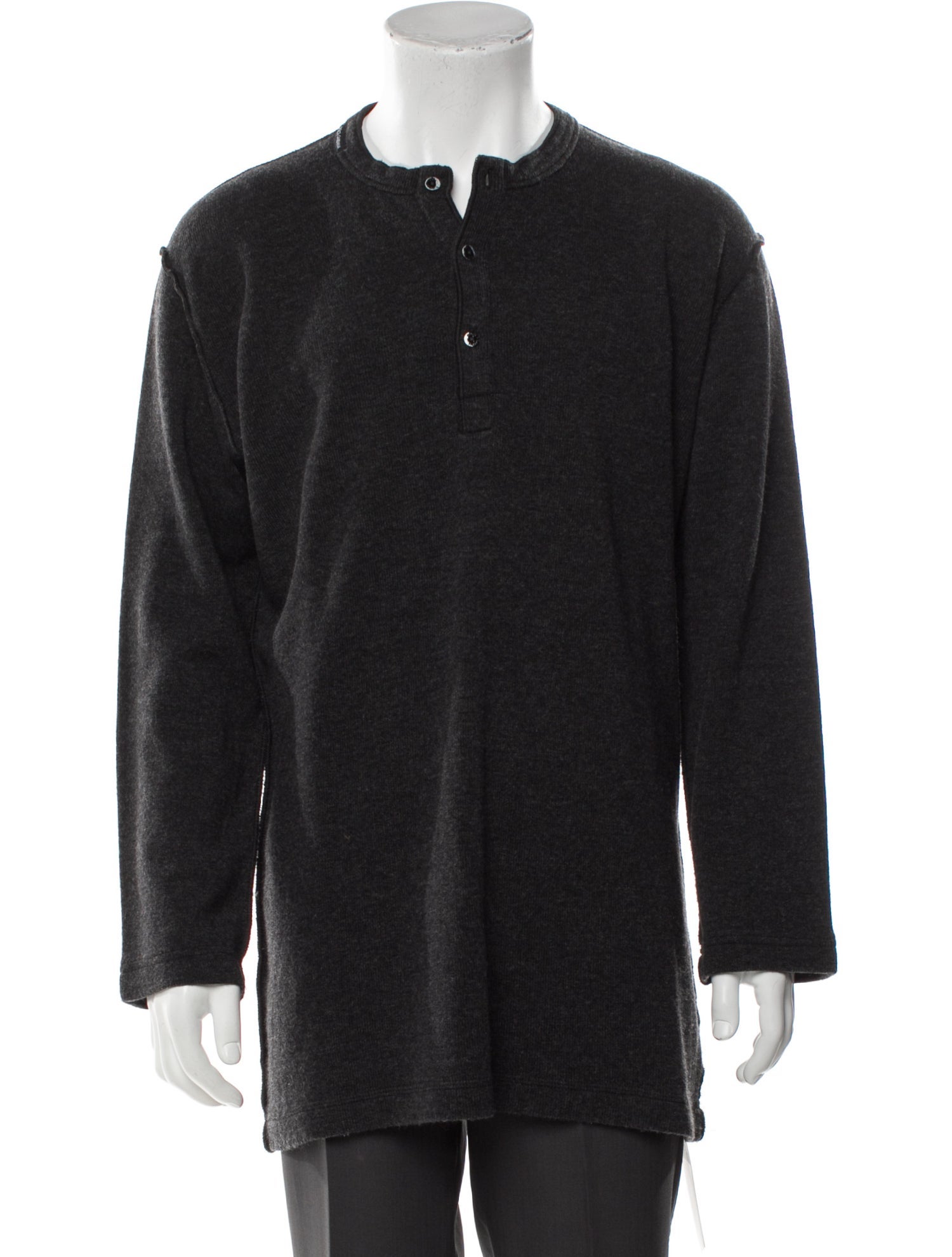 Dolce & Gabbana Crew Neck Long Sleeve Polo Sweater