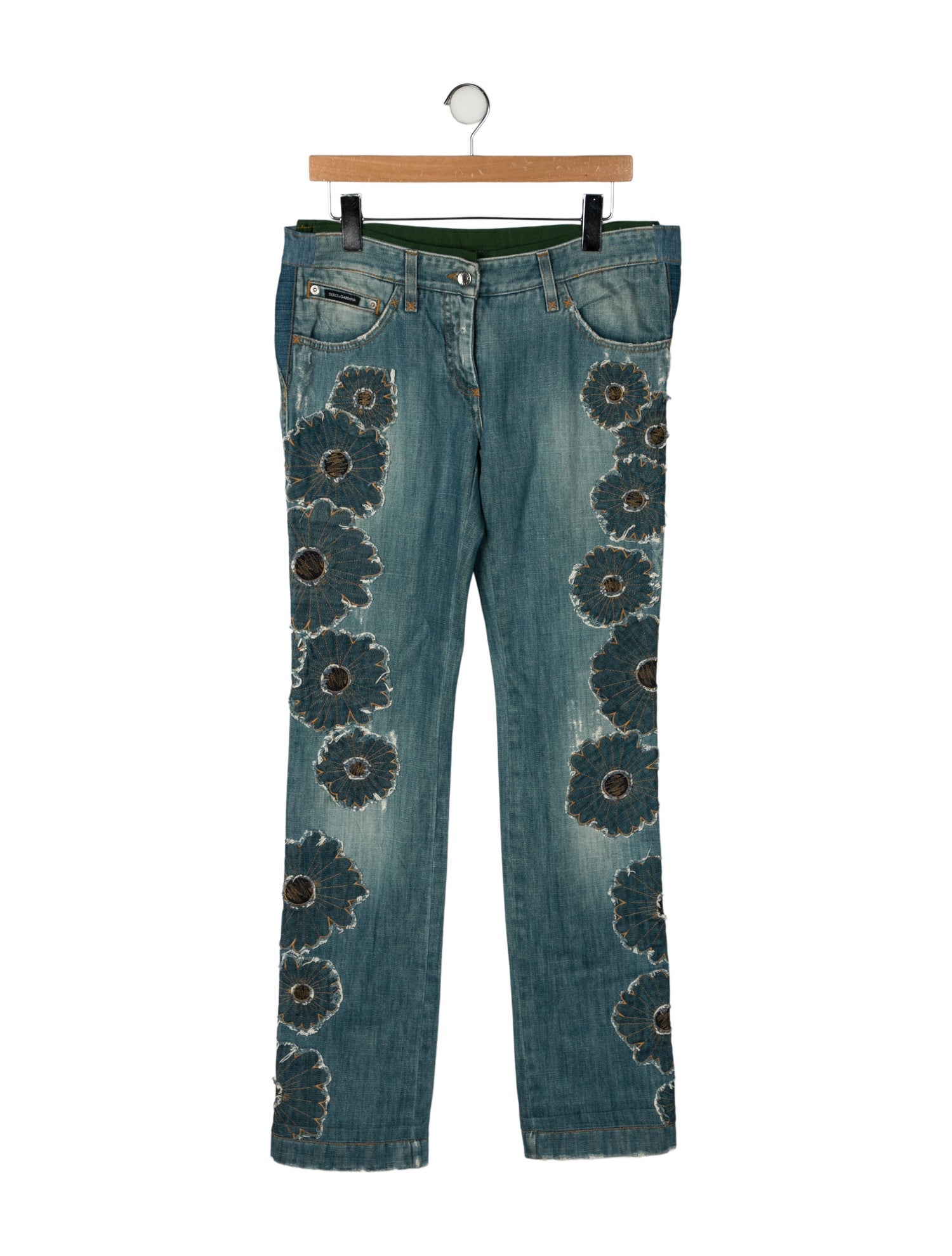 Dolce & Gabbana Mid-Rise Straight Leg Jeans