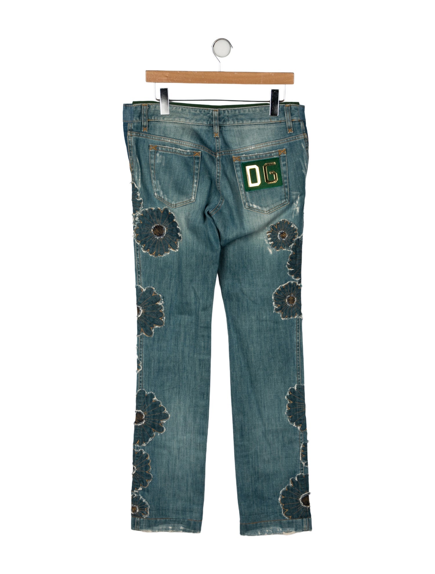 Dolce & Gabbana Mid-Rise Straight Leg Jeans