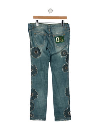 Dolce & Gabbana Mid-Rise Straight Leg Jeans