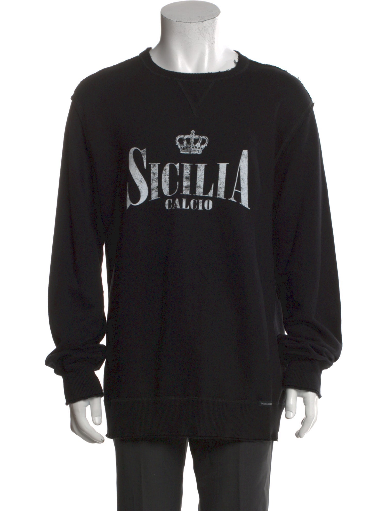 Dolce & Gabbana Graphic Print Crew Neck Pullover