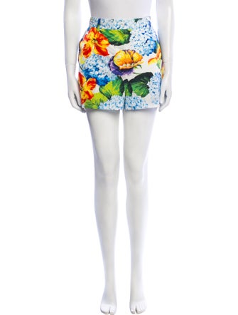 Dolce & Gabbana Floral Print Mini Shorts