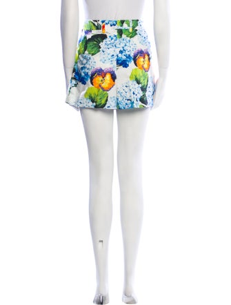 Dolce & Gabbana Floral Print Mini Shorts