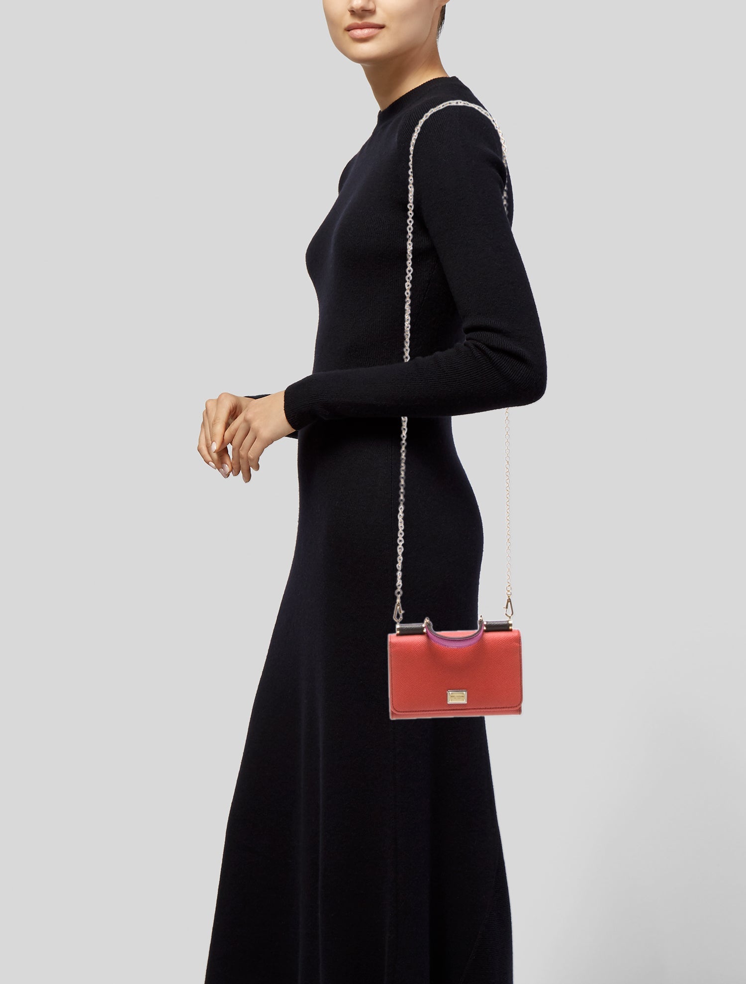 Dolce & Gabbana Chain-Link Crossbody Bag