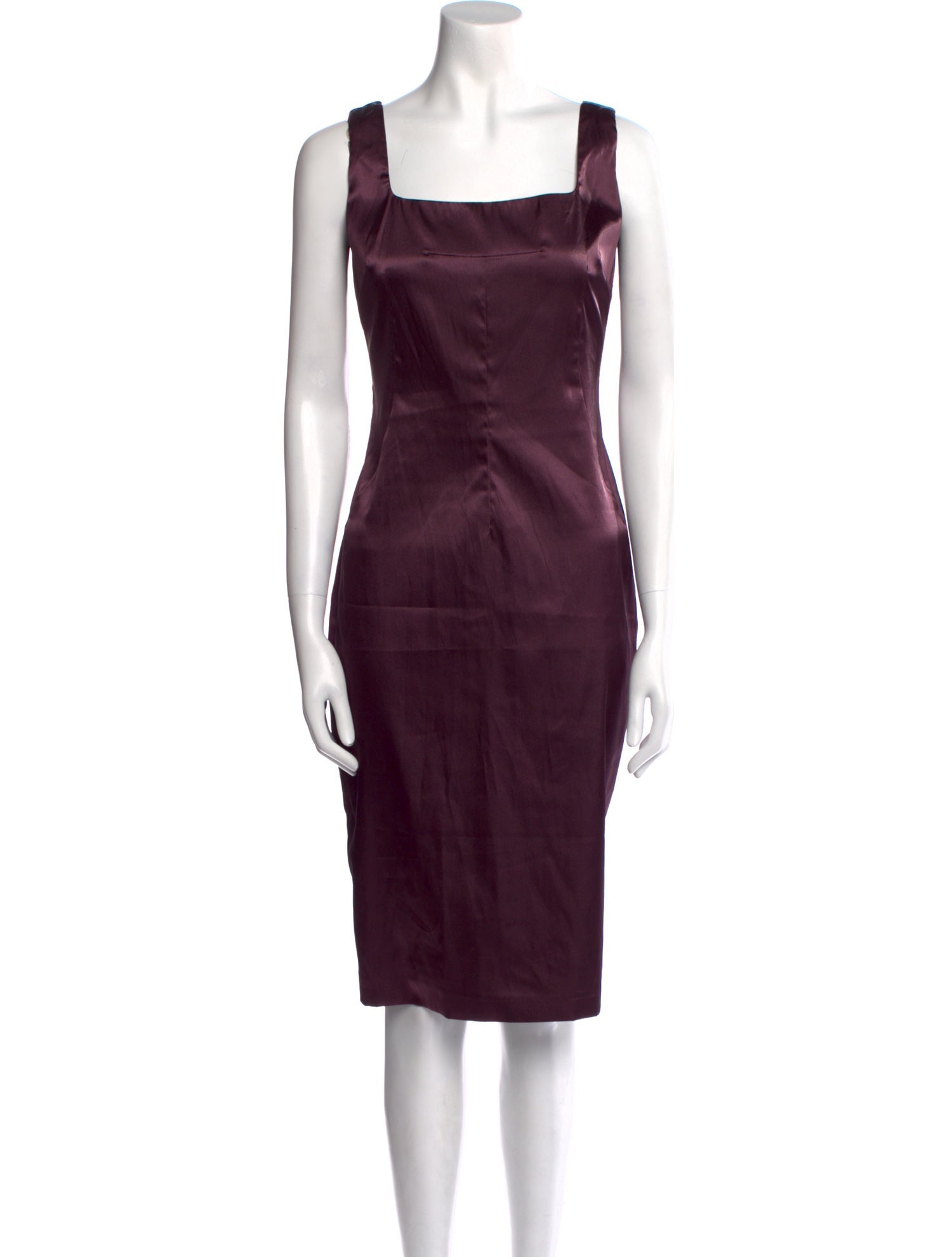 D&G Square Neckline Knee-Length Dress