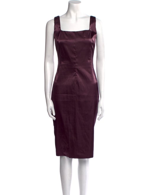 D&G Square Neckline Knee-Length Dress