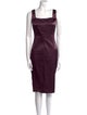 D&G Square Neckline Knee-Length Dress