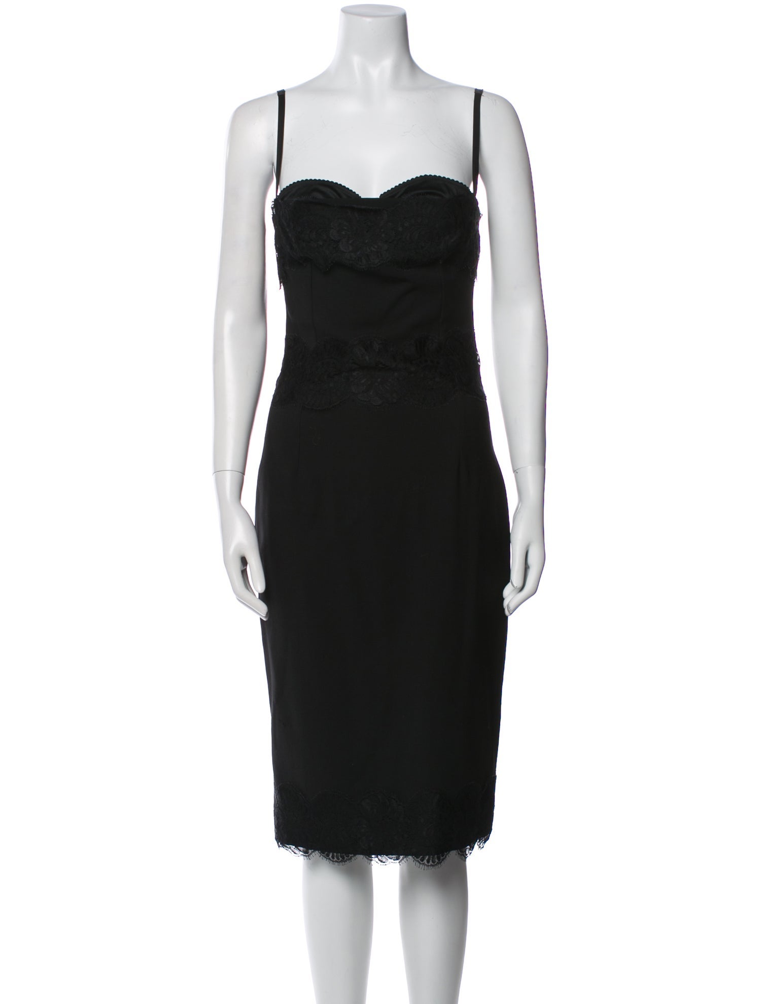 Dolce & Gabbana Square Neckline Mini Dress