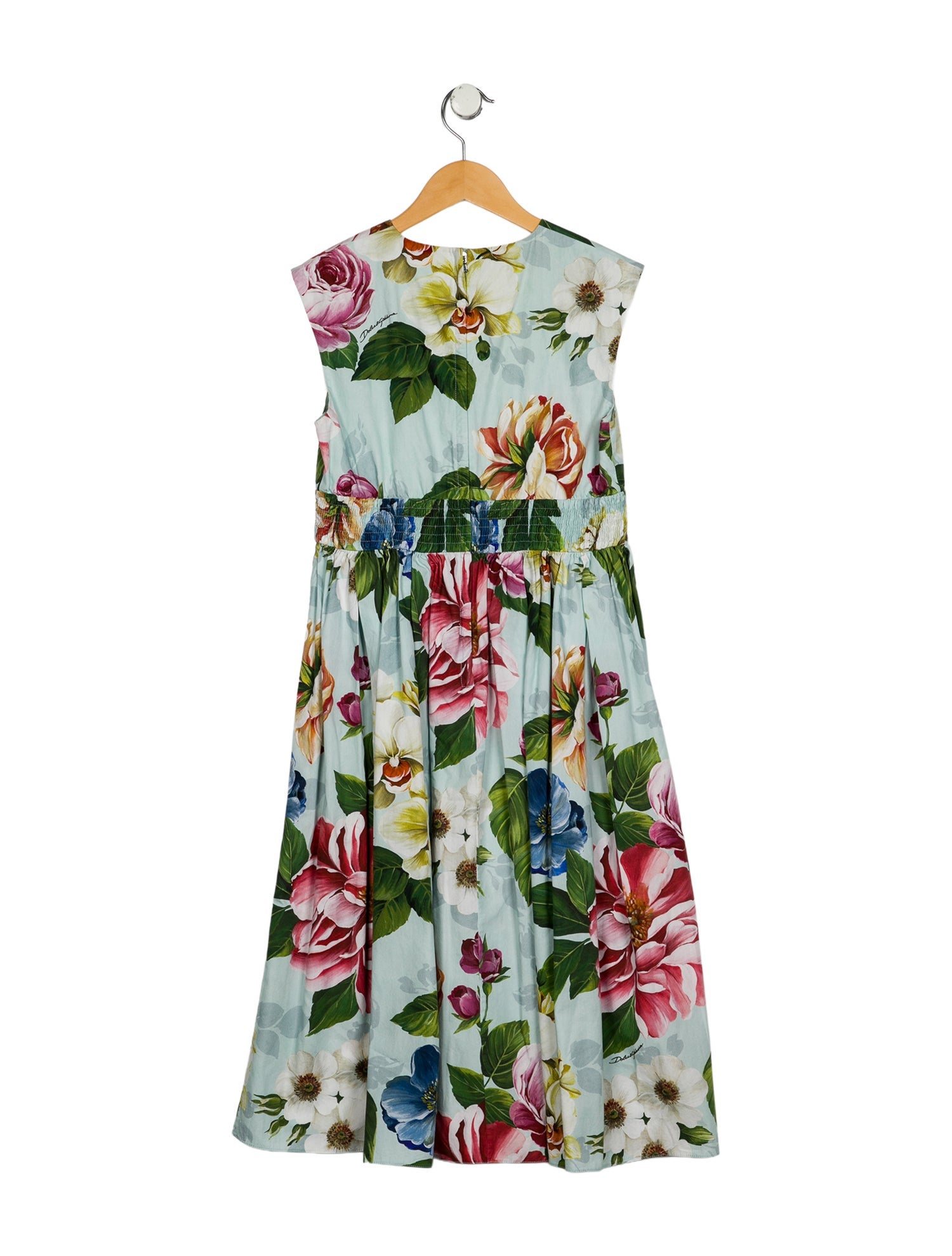 Dolce & Gabbana Girls' Floral Sleeveless Dress