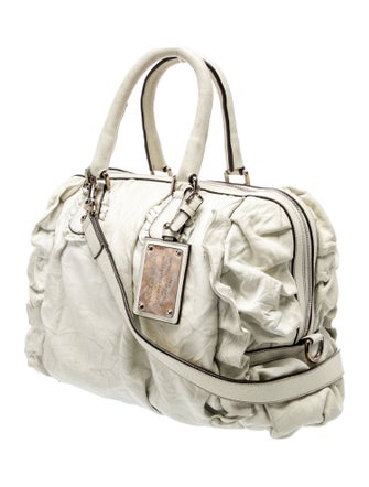 Dolce & Gabbana Leather Top Handle Bag